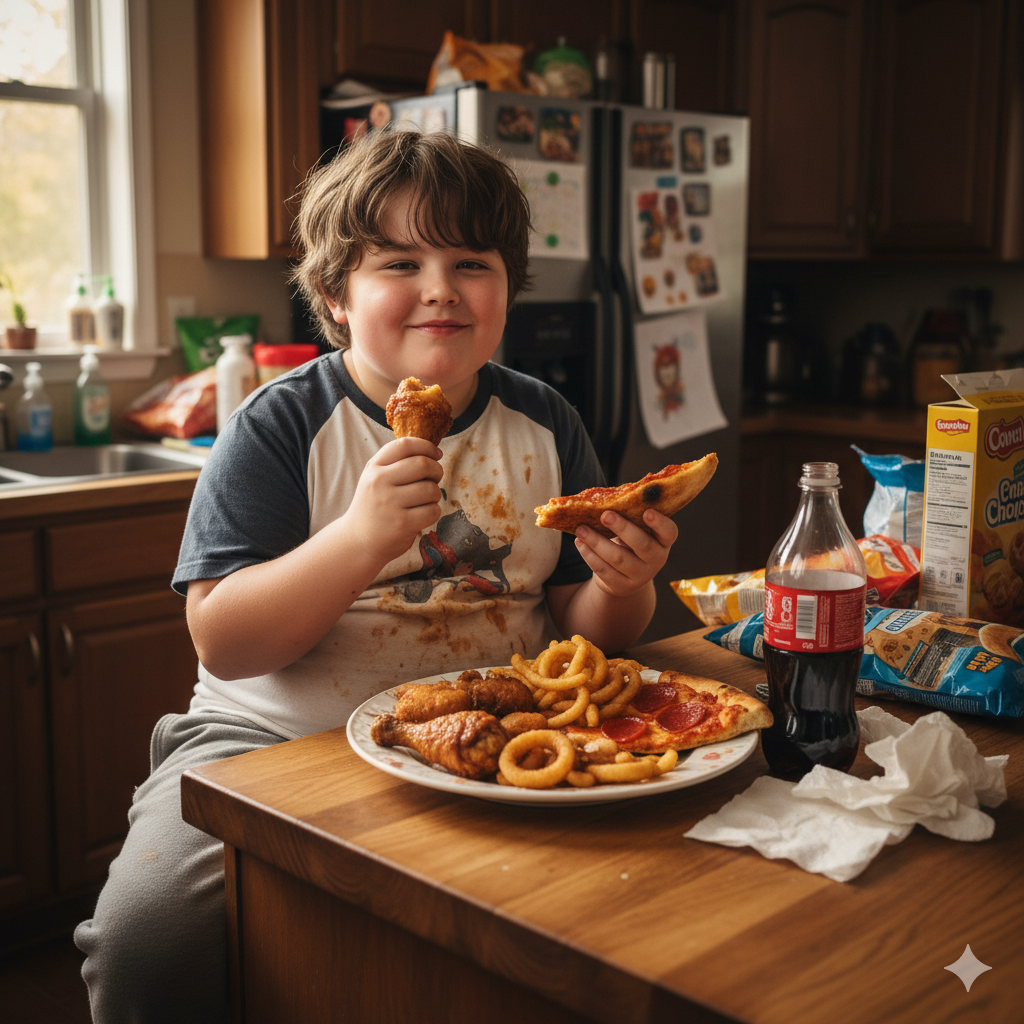 عوارض چاقی در کودکان OAB