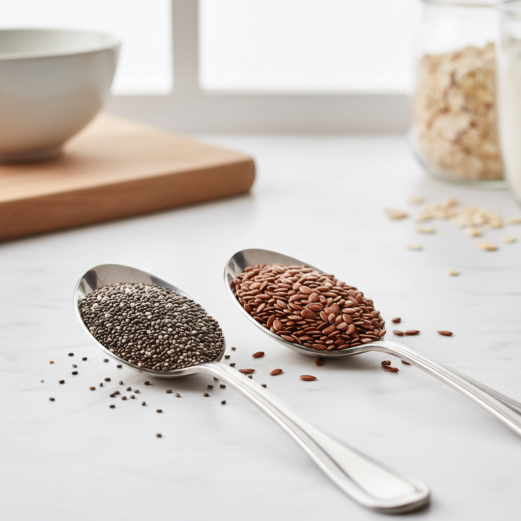 تفاوت دانه چیا و دانه کتان OAB