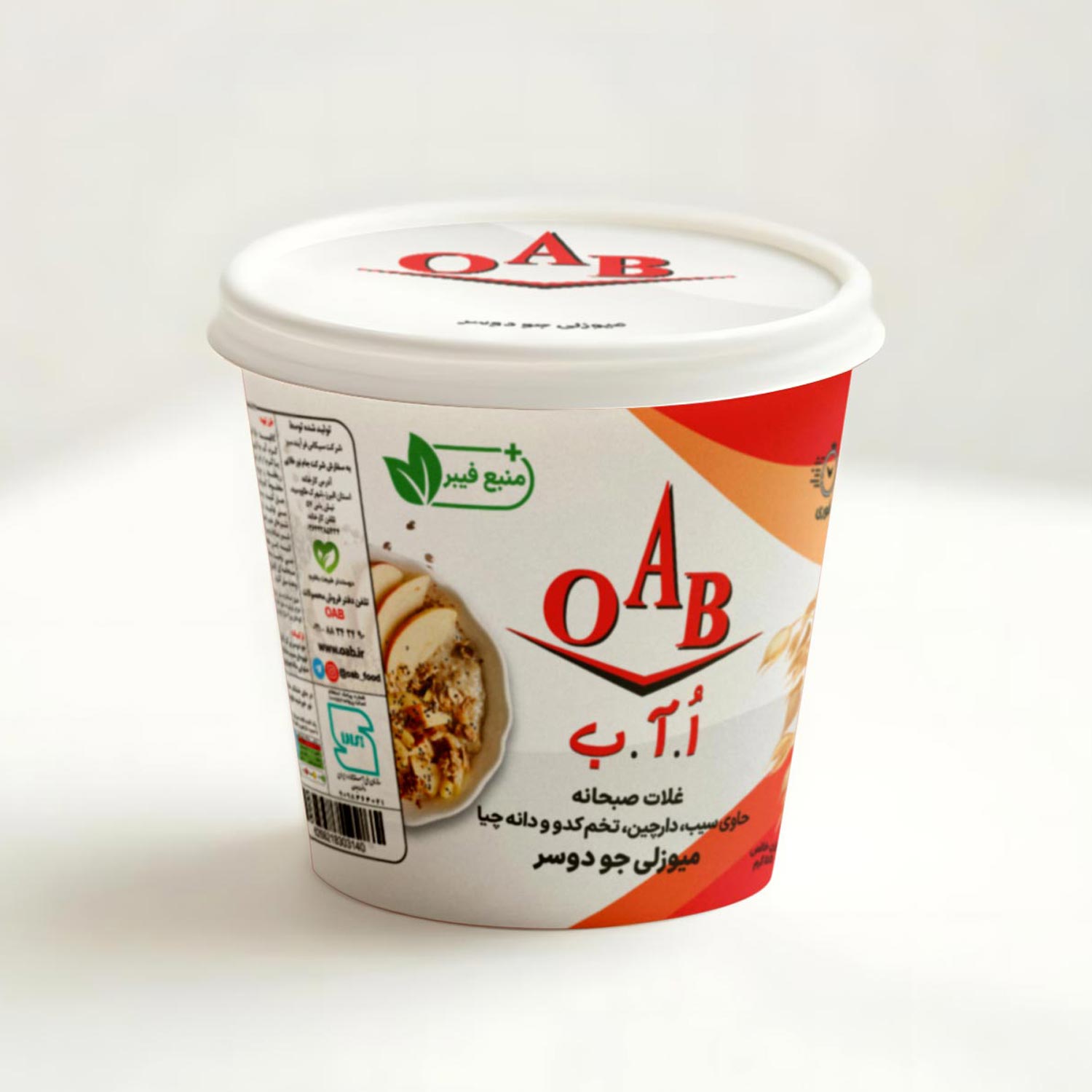 میوزلی-جو-دوسر-با-سیب-و-دارچین